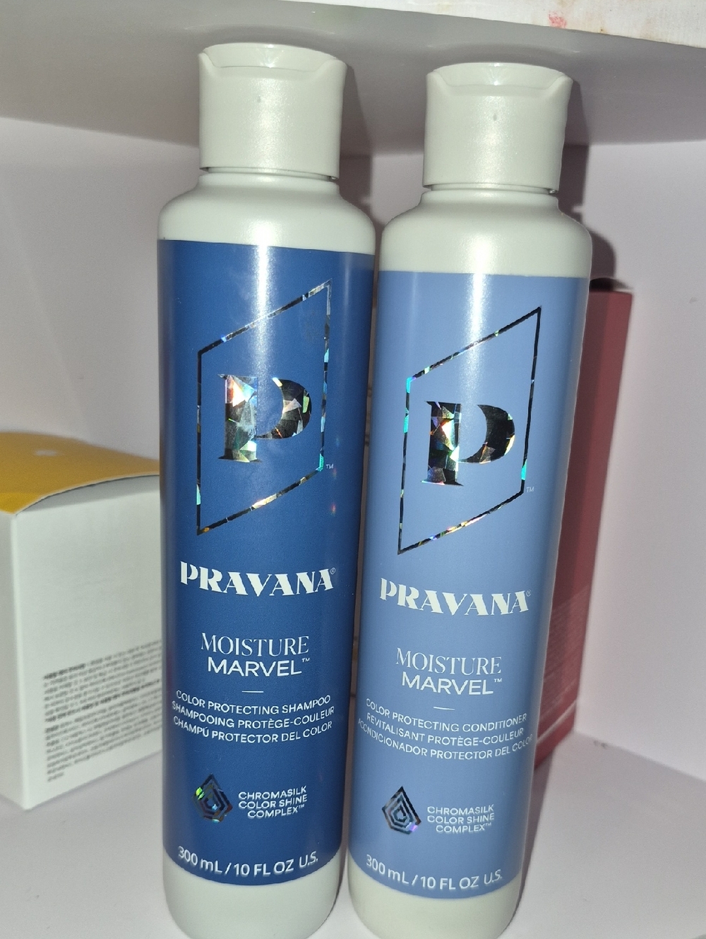 Pravana Moisture Marvel Color Protecting Shampoo & Conditioner - New 10 Oz Each